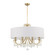 Othello Eight Light Chandelier in Vibrant Gold (60|6628-VG-CL-MWP)
