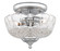 Ceiling Mount Two Light Semi Flush Mount in Polished Chrome (60|55-SF-CH)
