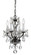 Traditional Crystal Four Light Mini Chandelier in English Bronze (60|5534-EB-CL-MWP)