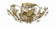 Paris Market Six Light Semi Flush Mount in Gold Leaf (60|5316-GL) Paris Market Six Light Semi Flush Mount in Gold Leaf (60|5316-GL)
