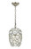 Palla One Light Mini Chandelier in Antique Silver (60|523-SA)