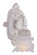 Mayfield One Light Wall Sconce in Antique White (60|5221-AW)