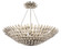 Broche Eight Light Semi Flush Mount in Antique Silver (60|519-SA_CEILING)