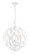 Broche Four Light Chandelier in Matte White (60|504-MT)
