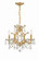 Filmore Four Light Mini Chandelier in Antique Gold (60|4454-GA-CL-MWP)