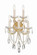 Maria Theresa Five Light Wall Sconce in Gold (60|4425-GD-CL-MWP)