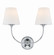 Sylvan Two Light Wall Sconce in Polished Chrome (60|2442-OP-CH)