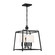 Sylvan Four Light Chandelier in Black Forged (60|2245-BF)