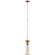 Liaison LED Pendant in Antique-Burnished Brass (268|KW 5116AB-CRG)