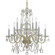 Traditional Crystal Ten Light Chandelier in Polished Brass (60|1130-PB-CL-SAQ)