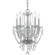 Traditional Crystal Five Light Mini Chandelier in Polished Chrome (60|1129-CH-CL-SAQ)