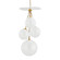 Antoinette Four Light Pendant in Vintage Brass (68|419-36-VB/GSW)