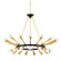 Aries 30 Light Chandelier in Vintage Polished Brass (68|401-30-VPB/BBR)