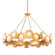 Emerald LED Chandelier in Vintage Gold Leaf (68|333-45-VGL)
