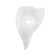 Moonstone One Light Wall Sconce in Gesso White (68|331-01-GSW)