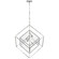 Cubed LED Pendant in Polished Nickel (268|KW 5025PN-CG)