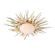 Helios LED Flush Mount in Gold And Silver Leaf (68|224-31)