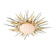 Helios LED Flush Mount in Gold And Silver Leaf (68|224-31)