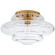 Tableau One Light Flush Mount in Antique-Burnished Brass (268|KW 4271AB-CG)