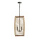 Jacob Four Light Foyer Pendant in Grey Wash and Grey Iron (65|540341YG)