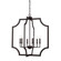 Lesley Six Light Foyer in Black Iron (65|526161BI)