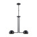 Hadley Four Light Chandelier in Matte Black (65|433141MB)