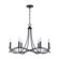 Sonnet Six Light Chandelier in Matte Black (65|431661MB)