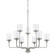 Colton Nine Light Chandelier in Brushed Nickel (65|428891BN-451)