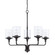 Colton Five Light Chandelier in Matte Black (65|428851MB-451)