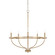 Greyson Five Light Chandelier in Aged Brass (65|428551AD)