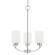 Dixon Three Light Chandelier in Brushed Nickel (65|415231BN-338)