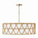 Tulum Four Light Pendant in Matte Brass (65|347242MA)