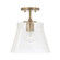 Baker One Light Pendant in Aged Brass (65|346912AD)