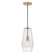 Dena One Light Pendant in Aged Brass (65|345011AD)
