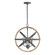 Bluffton Four Light Pendant in Iron and Wood (65|330544IW)