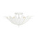 Eden Three Light Dual Mount Semi Flush/Pendant in Textured White (65|249531XW)