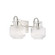 Nyla Two Light Vanity in Polished Nickel (65|145121PN)