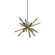 Starburst LED Chandelier in Polished Chrome (326|STB-29C-BB-27U-30K)