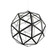 Geodome LED Pendant in Black or White (326|GDM-32A-BW-27U-30K)