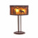 Kincaid-Mountain Moose Three Light Desk Lamp in Rustic Brown (172|M69127AM-27)