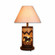 Cascade-Mountain Horse Two Light Table Lamp in Rustic Brown (172|M60135AL-OP-27)