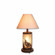 Cascade-Western Quail Two Light Desk Lamp in Rustic Brown (172|M60054AL-OP-27)