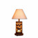 Cascade-Mountain Horse Two Light Desk Lamp in Rustic Brown (172|M60035AL-OP-27)