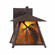 Smoky Mountain-Spruce Cone One Light Wall Sconce in Rustic Brown (172|M53640AM-27)