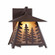 Smoky Mountain-Spruce Tree One Light Wall Sconce in Rustic Brown (172|M53614AL-27)