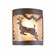 Kincaid-Valley Deer One Light Semi Flush Mount in Rustic Brown (172|M49121AL-27)