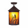 Cascade-Cattails One Light Semi Flush Mount in Rustic Brown (172|M48665AM-27)