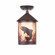 Cascade-Trout Rustic Brown One Light Semi Flush Mount in Rustic Brown (172|M48581AL-27)