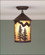 Cascade-Spruce Tree Rustic Brown One Light Semi Flush Mount in Rustic Brown (172|M48514AL-27)