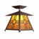 Smoky Mountain-Southview One Light Semi Flush Mount in Rustic Brown (172|M47674AM-27)